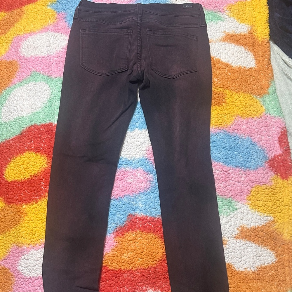 KanCan Women's Dark Maroon Jeans